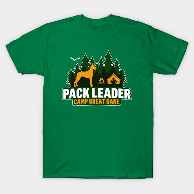 Camp Great Dane Pack Leader T-Shirt by Rumble Dog Tees